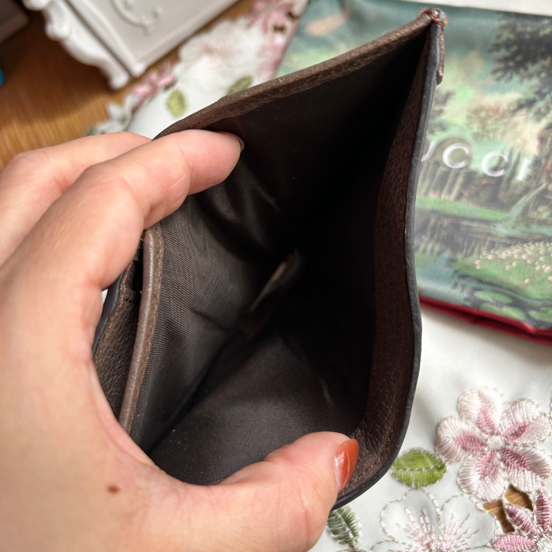 [附購證全配] 巴黎專櫃購回 Gucci Ophidia 三折短夾｜絕版限定花園噴泉彩繪盒及防塵袋｜巴黎買正貨-15