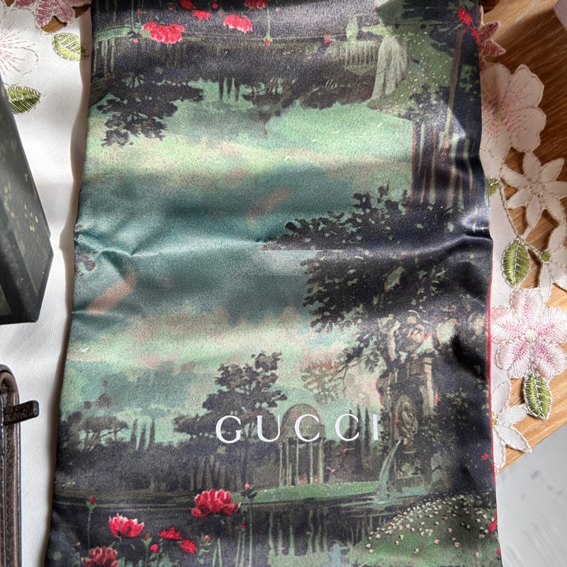 [附購證全配] 巴黎專櫃購回 Gucci Ophidia 三折短夾｜絕版限定花園噴泉彩繪盒及防塵袋｜巴黎買正貨-22