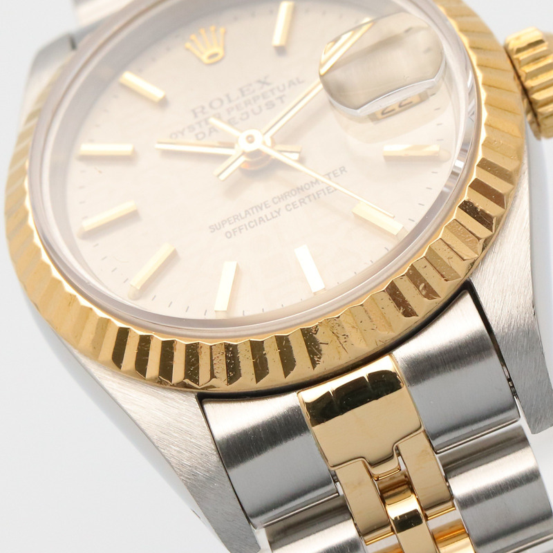 18K黃金 金鑽石面盤 Datejust 自動機械 腕錶【ROLEX 勞力士】 69173-9
