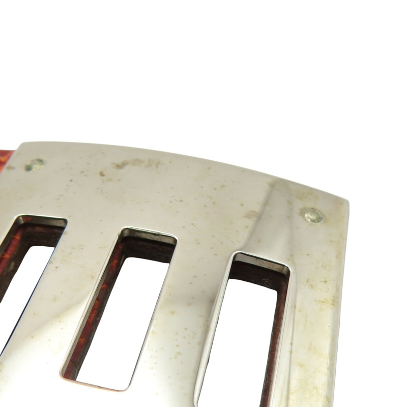 紅色 蜥蜴皮 Kelly Dog 手環 □O刻 銀扣【HERMES 愛馬仕】-9