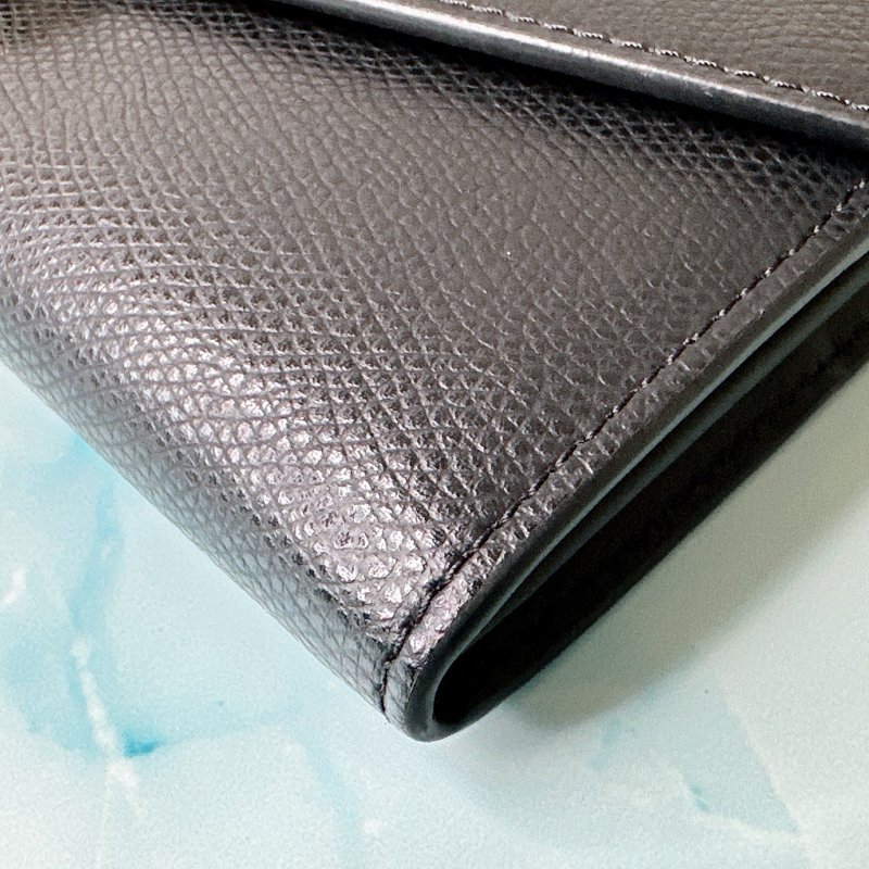 FENDI 黑金信封長夾-7