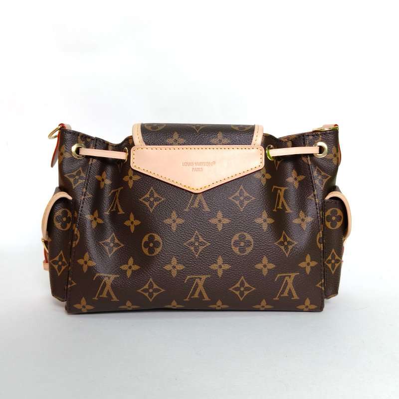 LOUIS VUITTON ODYSSÉE手袋餃子包老花PVC金扣晶片肩背包-2