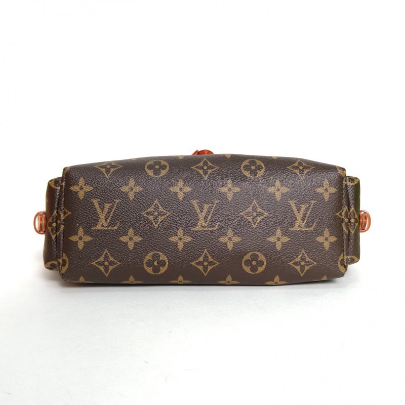 LOUIS VUITTON ODYSSÉE手袋餃子包老花PVC金扣晶片肩背包-4