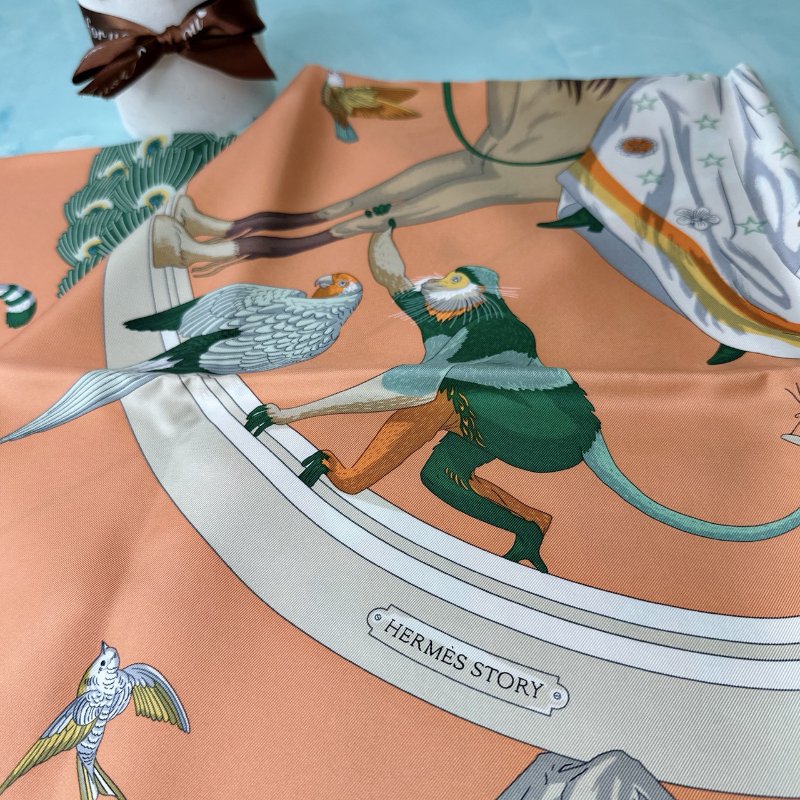 HERMES 全新馬戲團故事絲巾-2