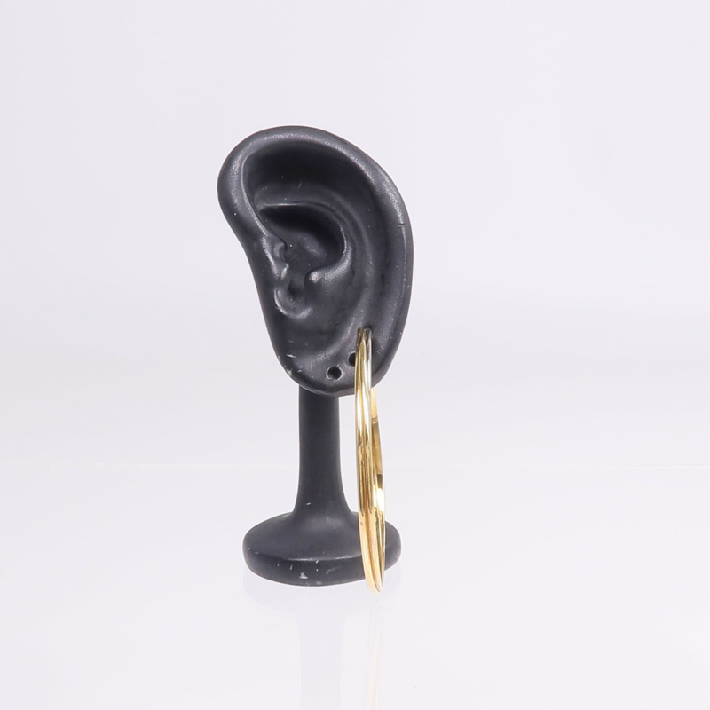 CARTIER 18K玫瑰金/黃金/白金Trinity耳環-8