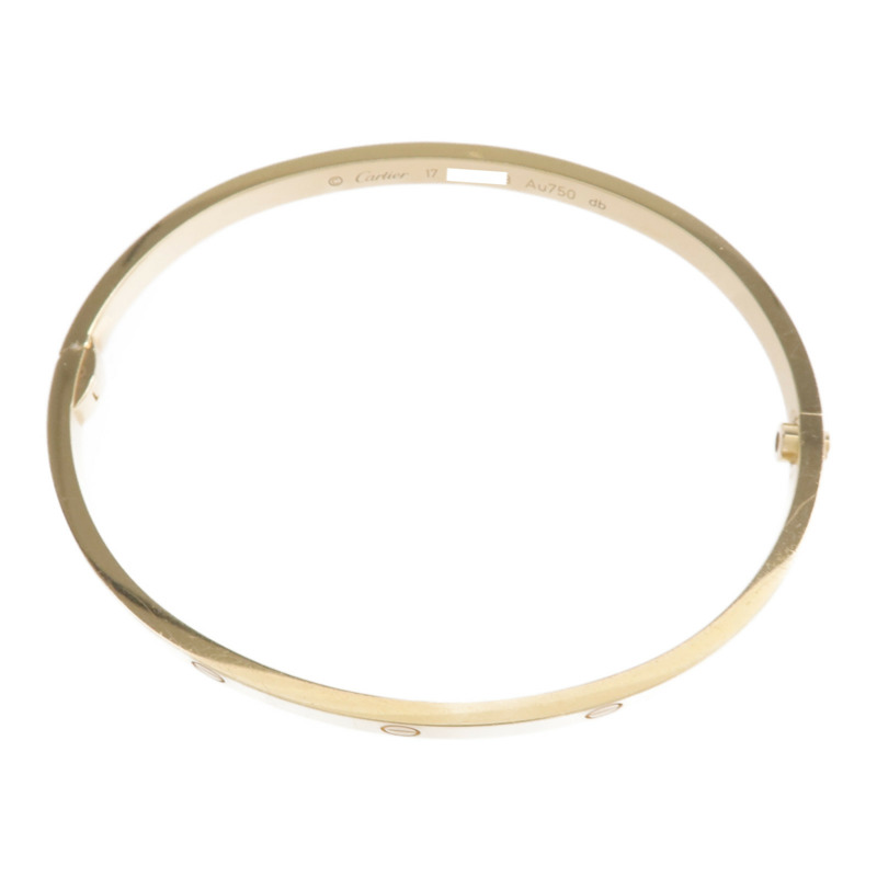 CARTIER 18K黃金Love Bracelet手鐲-3