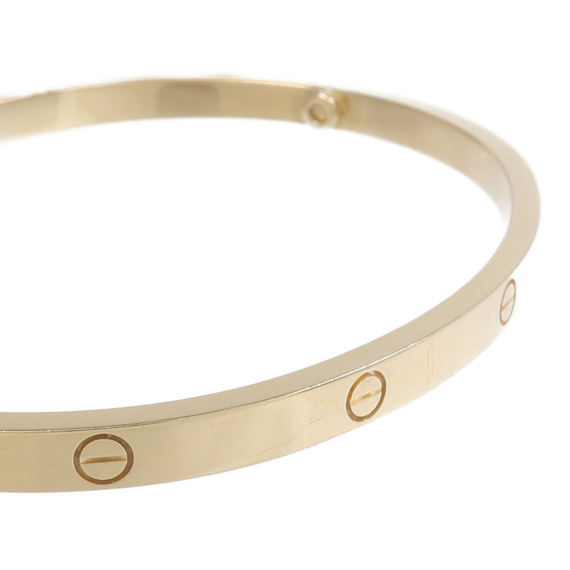 CARTIER 18K黃金Love Bracelet手鐲-7