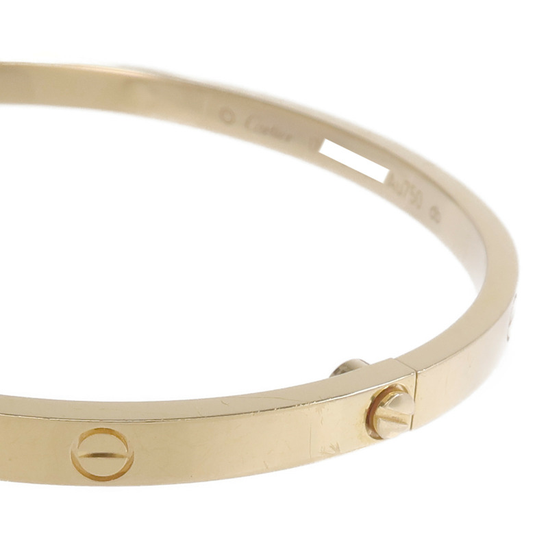CARTIER 18K黃金Love Bracelet手鐲-8
