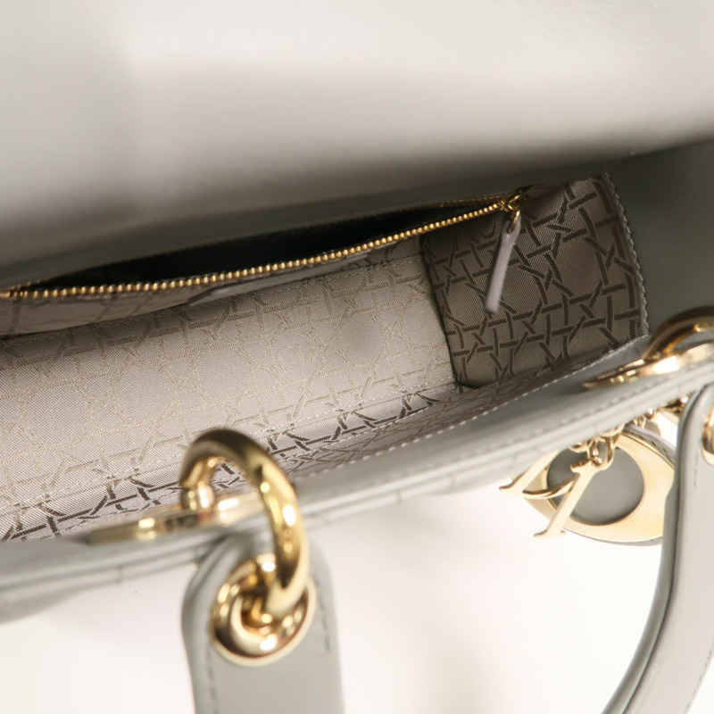 Dior 羊皮皮革Small Lady Dior My ABCDior Bag手挽肩背兩用袋-4