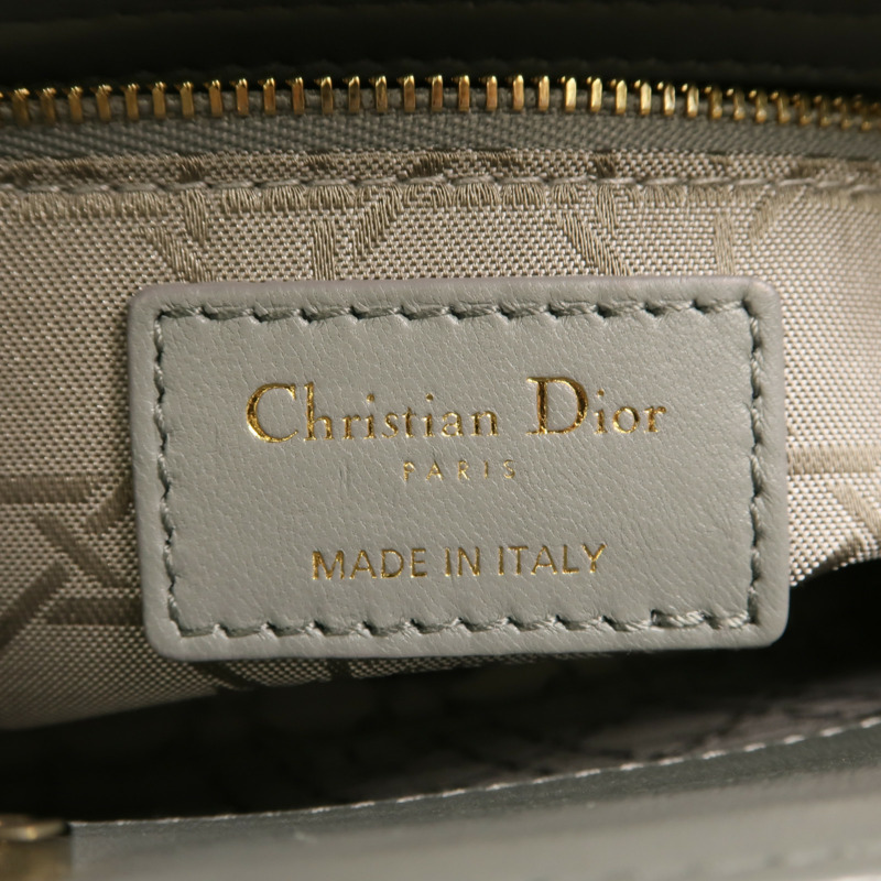 Dior 羊皮皮革Small Lady Dior My ABCDior Bag手挽肩背兩用袋-5