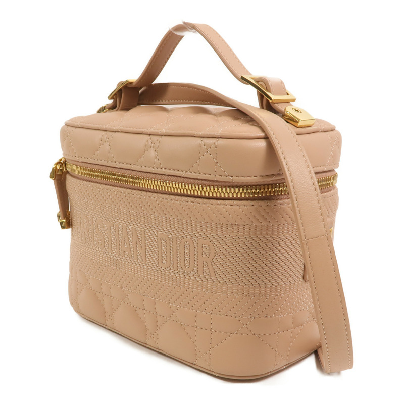 Dior 羊皮皮革Travel Vanity Case手挽肩背兩用袋-2