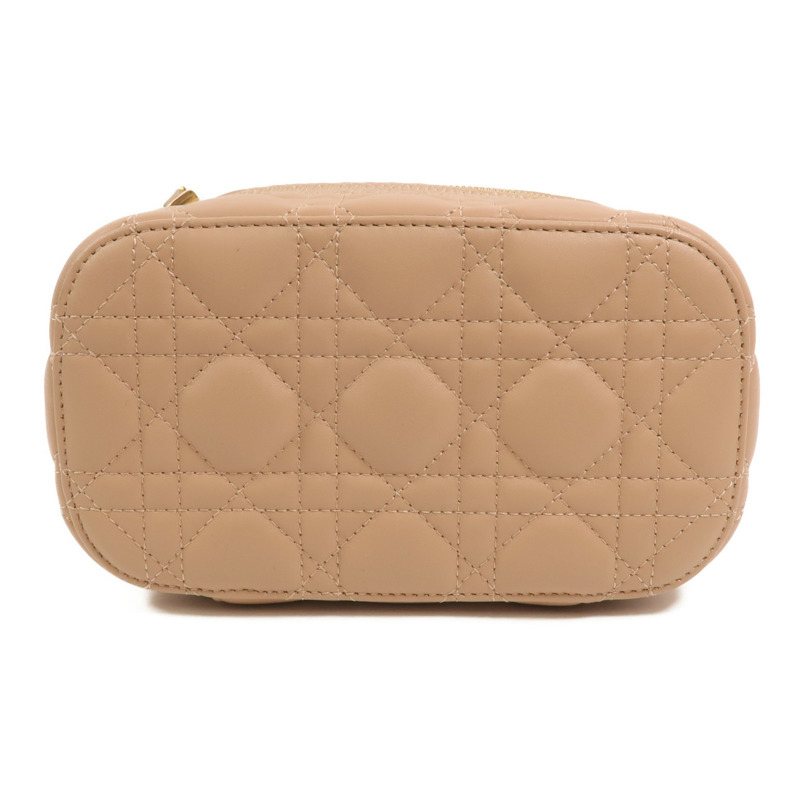 Dior 羊皮皮革Travel Vanity Case手挽肩背兩用袋-3