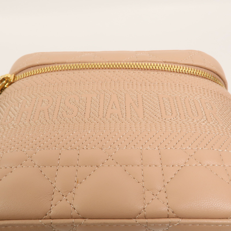 Dior 羊皮皮革Travel Vanity Case手挽肩背兩用袋-8