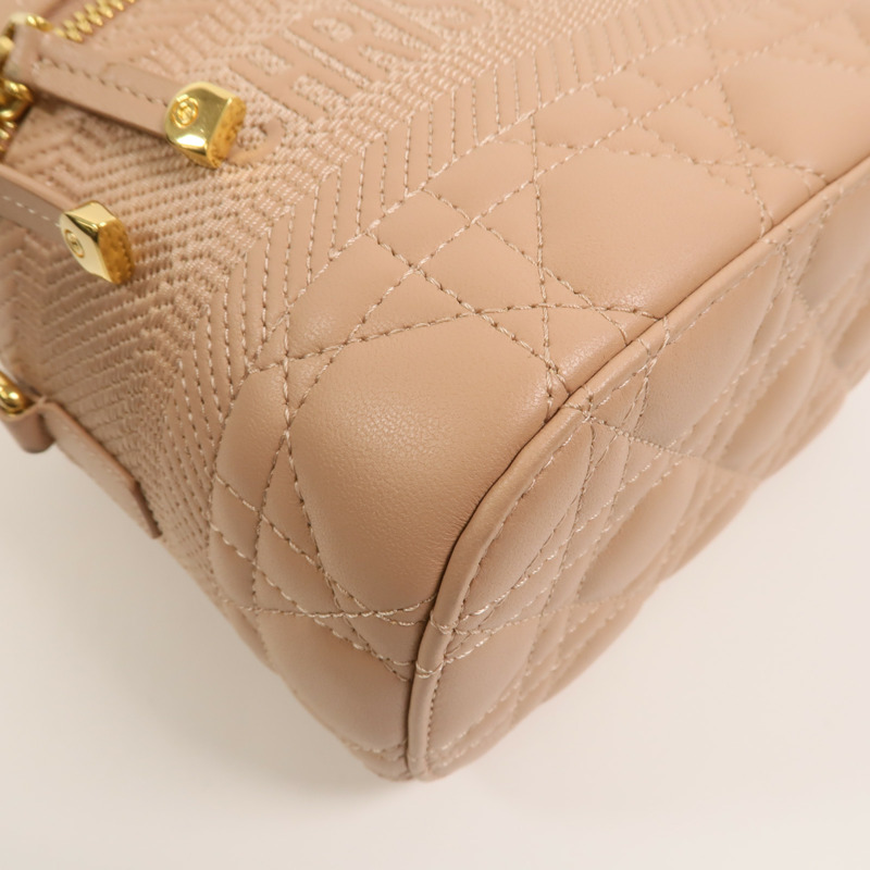 Dior 羊皮皮革Travel Vanity Case手挽肩背兩用袋-11