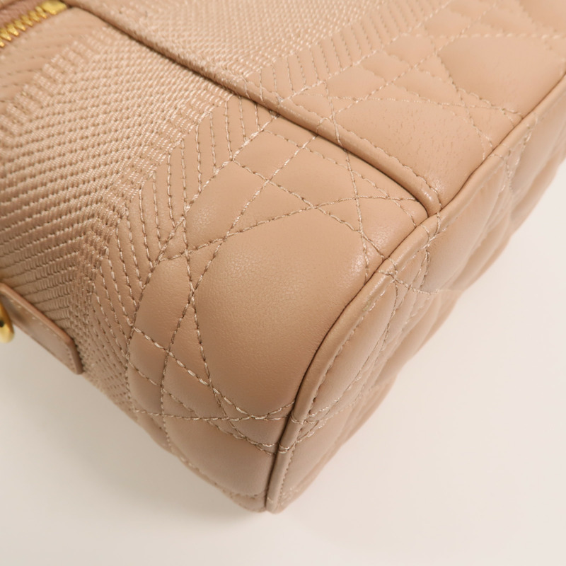 Dior 羊皮皮革Travel Vanity Case手挽肩背兩用袋-13