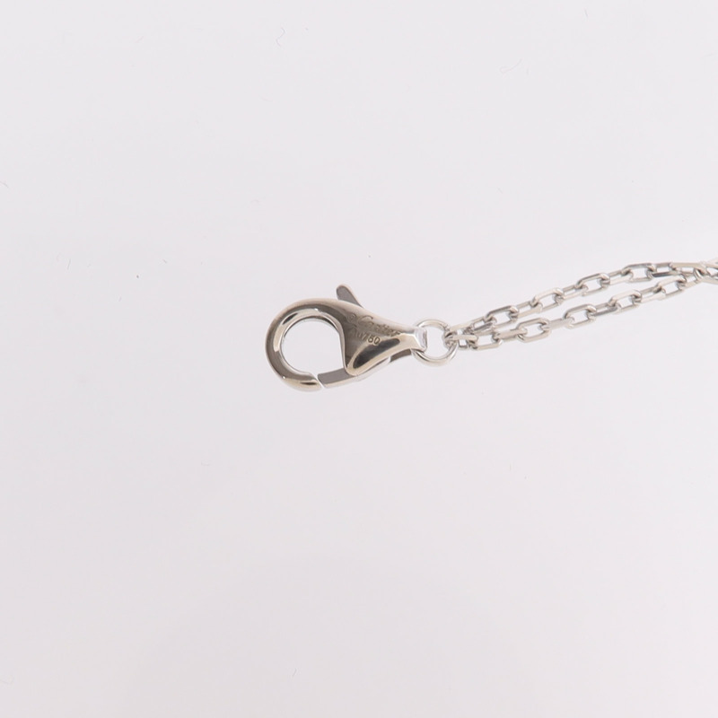 CARTIER 18K白金Love Necklace 2 Diamonds鑽石項鍊-6