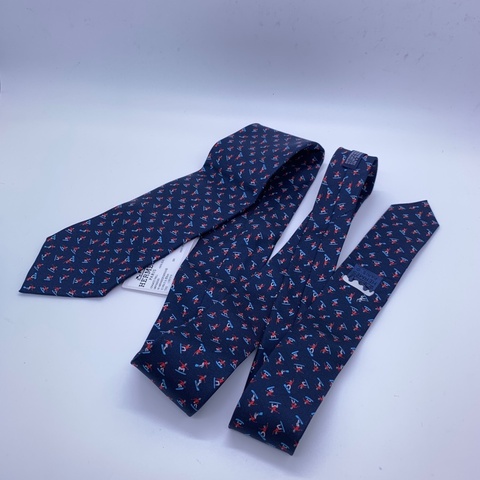 Hermes愛馬仕男士領帶，99 新閒置