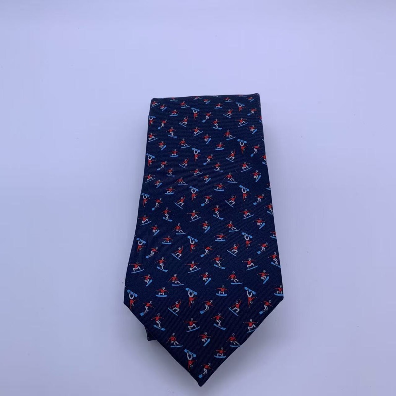 Hermes愛馬仕男士領帶，99 新閒置-3