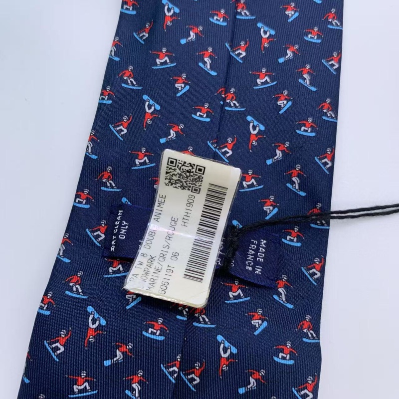 Hermes愛馬仕男士領帶，99 新閒置-5