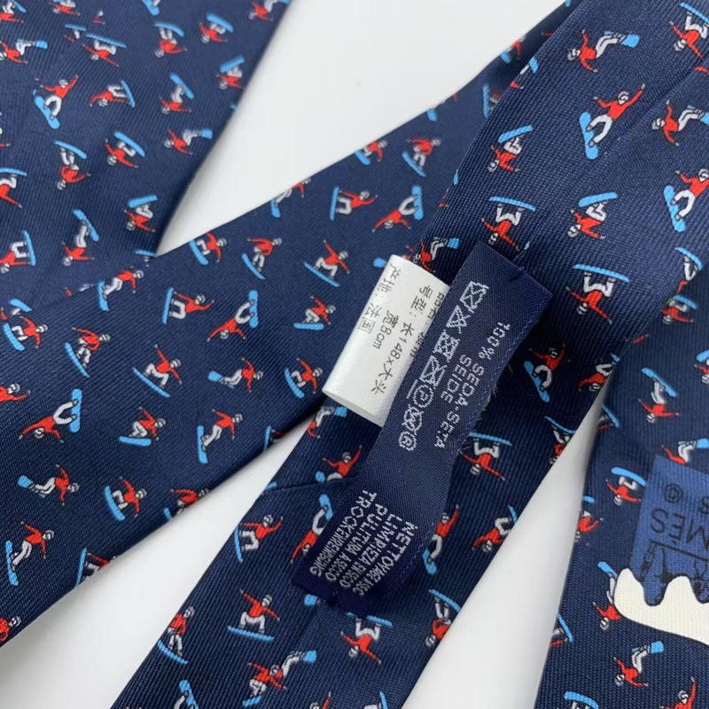 Hermes愛馬仕男士領帶，99 新閒置-7