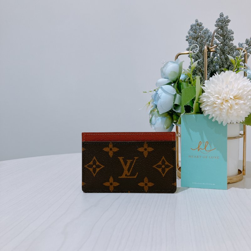 TK2003 Louis Vuitton 路易威登經典花紋卡包 Monogram Armagnac Brown Card Holder-1