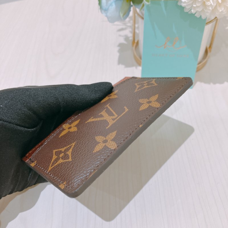 TK2003 Louis Vuitton 路易威登經典花紋卡包 Monogram Armagnac Brown Card Holder-6