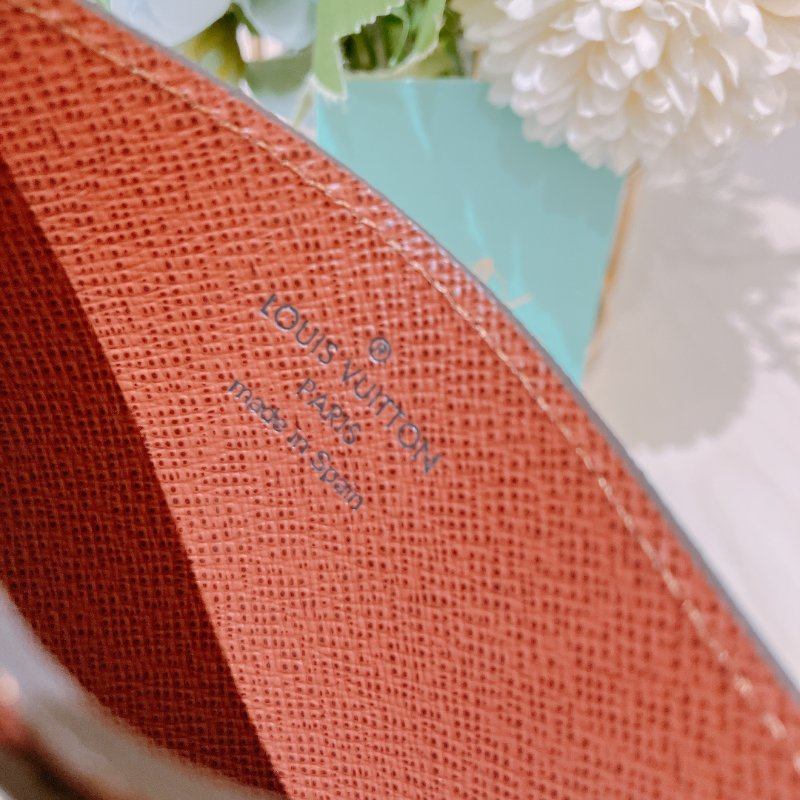 TK2003 Louis Vuitton 路易威登經典花紋卡包 Monogram Armagnac Brown Card Holder-7
