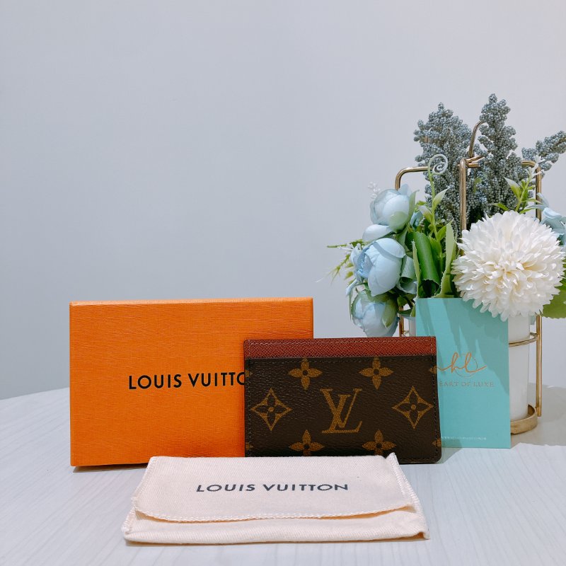 TK2003 Louis Vuitton 路易威登經典花紋卡包 Monogram Armagnac Brown Card Holder-11