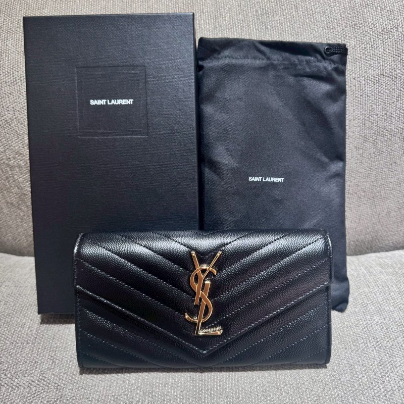 Saint Laurent 經典信封長夾-0