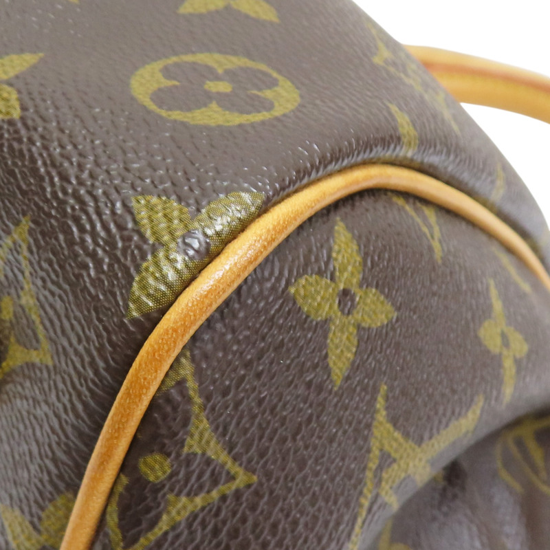 棕色 原花 帆布 Tivoli PM 手提包【LOUIS VUITTON LV 路易威登】 M40143-9