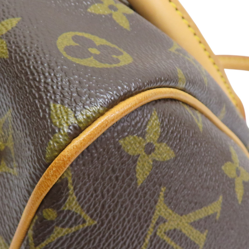 棕色 原花 帆布 Tivoli PM 手提包【LOUIS VUITTON LV 路易威登】 M40143-11