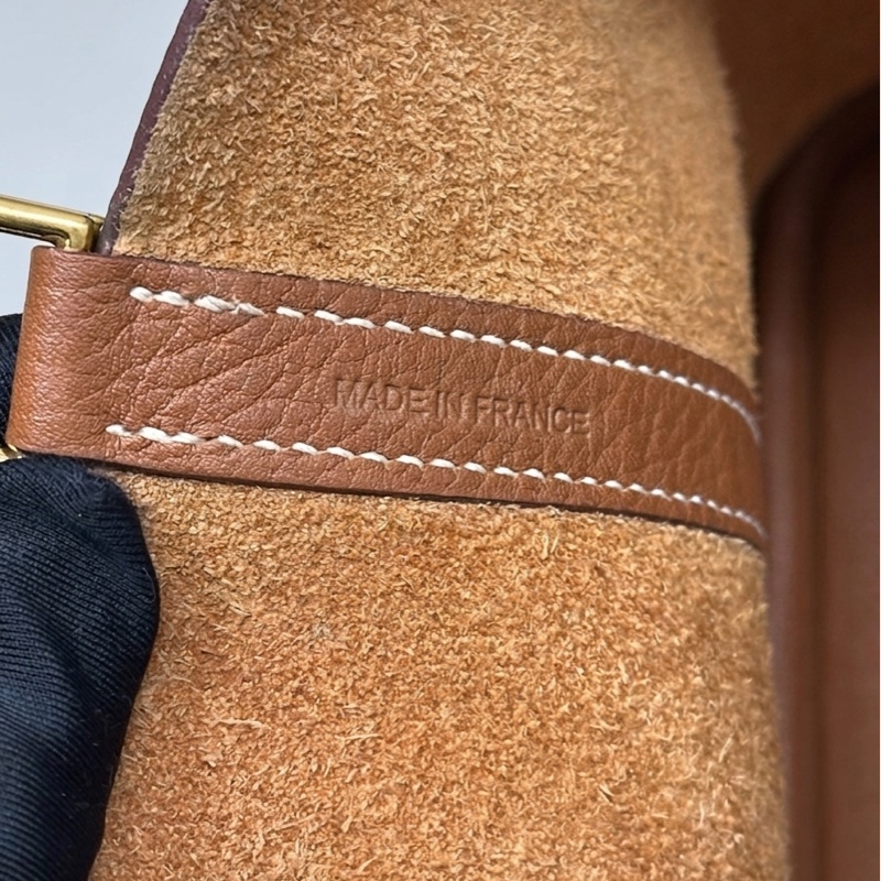 愛馬仕/Hermes Picotin Lock 金棕 牛皮金扣  尺寸：22×17×21cm  百年經典 D刻-11