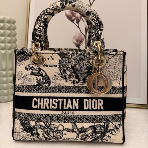 Christian Dior Lady D-Lite 刺繡中號