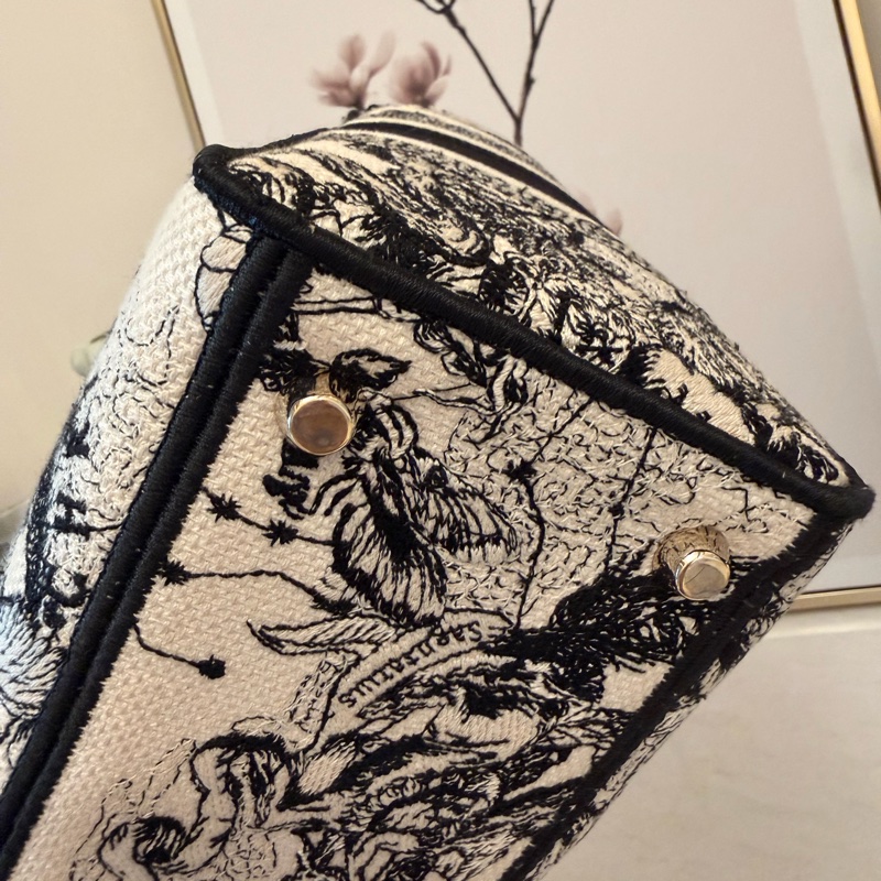 Christian Dior Lady D-Lite 刺繡中號-9
