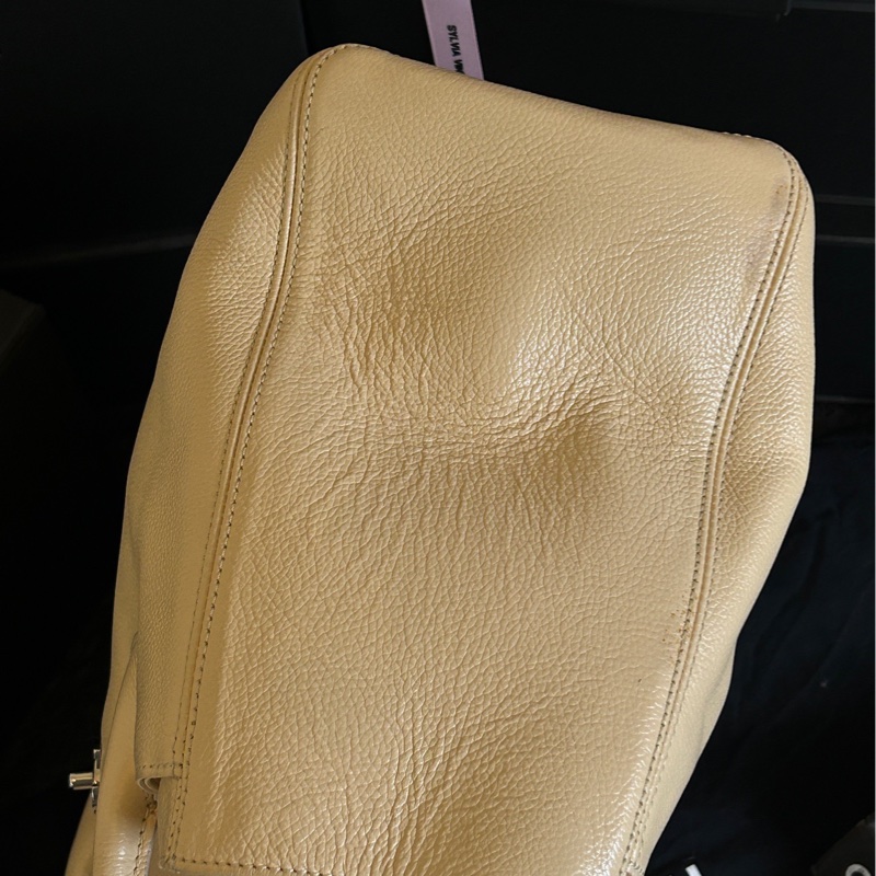 香奈兒/Chanel 米色銀扣cerf托特包 卡標全有內袋 13開 35cm×24cm-9