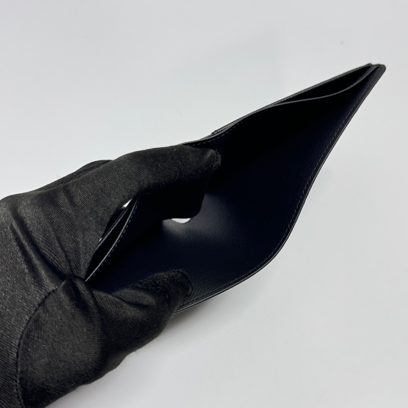 【全新品🎁】 LV 晶片款 經典黑老花 黑武士 短夾-9