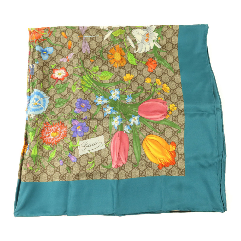 GUCCI 絲質Scarf絲巾-1