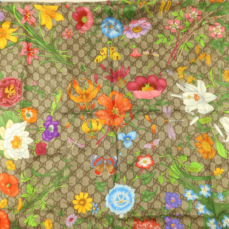 GUCCI 絲質Scarf絲巾-5