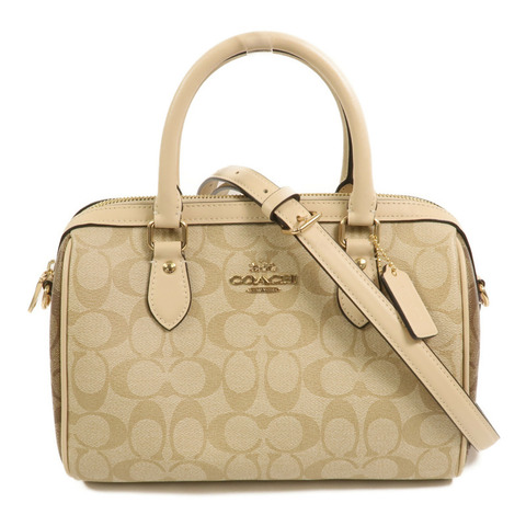 COACH 牛皮皮革2 Way Shoulder Bag手挽肩背兩用袋