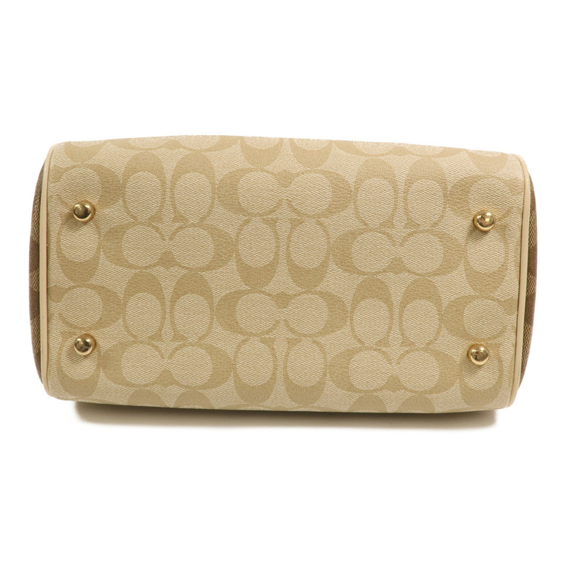 COACH 牛皮皮革2 Way Shoulder Bag手挽肩背兩用袋-3
