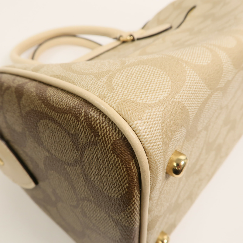 COACH 牛皮皮革2 Way Shoulder Bag手挽肩背兩用袋-13