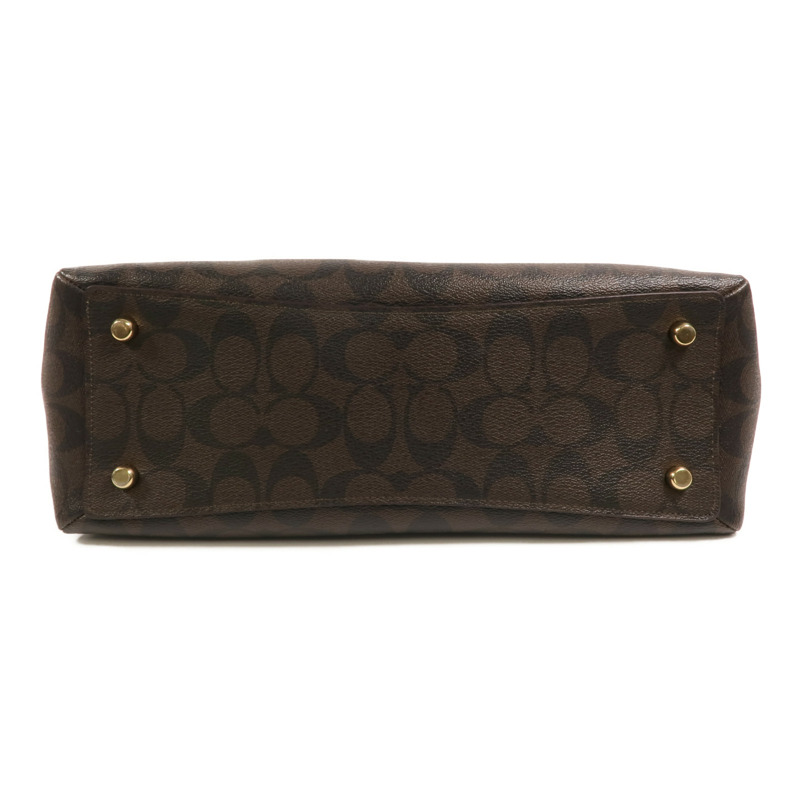 COACH 牛皮皮革2 Way Shoulder Bag手挽肩背兩用袋-3