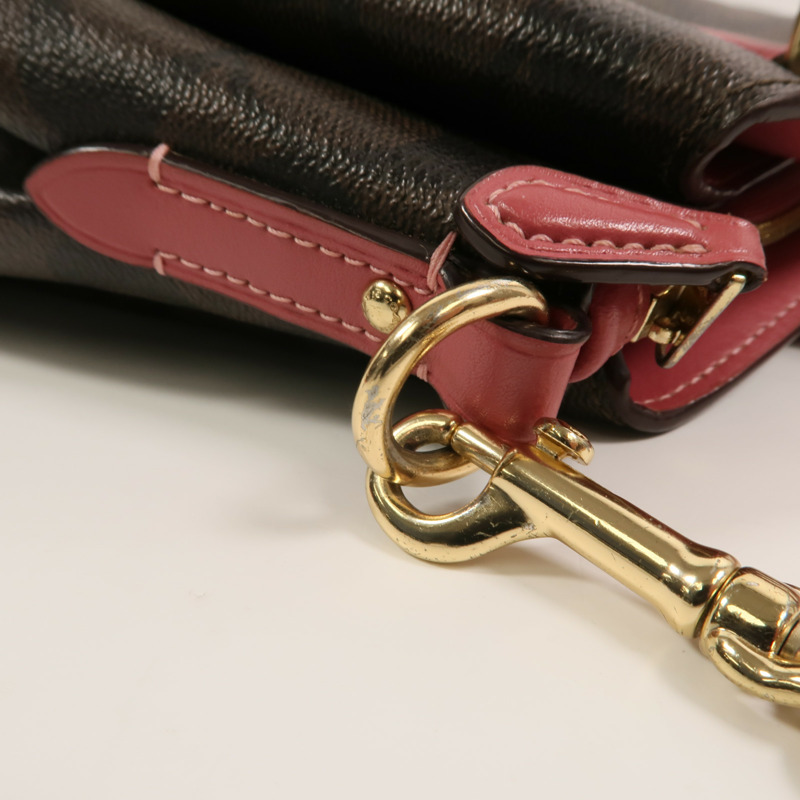 COACH 牛皮皮革2 Way Shoulder Bag手挽肩背兩用袋-13