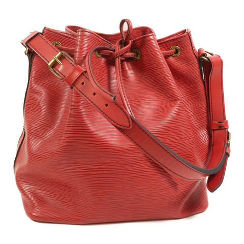 LOUIS VUITTON Epi Petit Noe肩背袋紅色