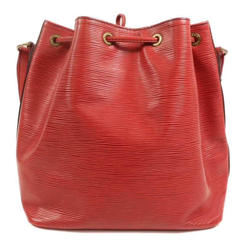 LOUIS VUITTON Epi Petit Noe肩背袋紅色-1