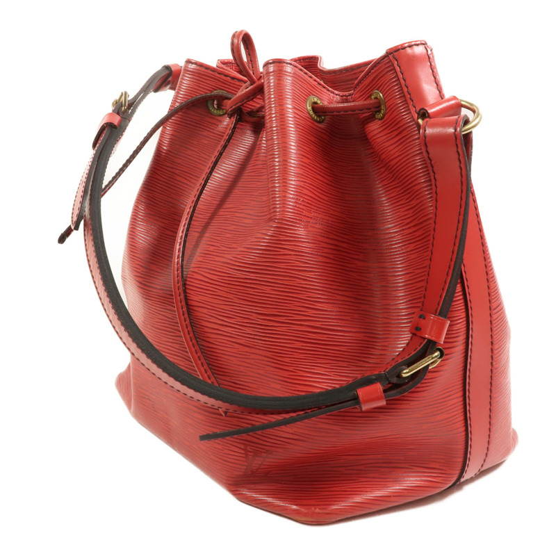 LOUIS VUITTON Epi Petit Noe肩背袋紅色-2