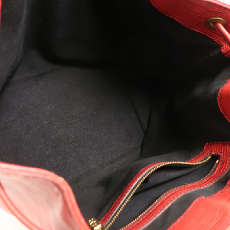 LOUIS VUITTON Epi Petit Noe肩背袋紅色-4