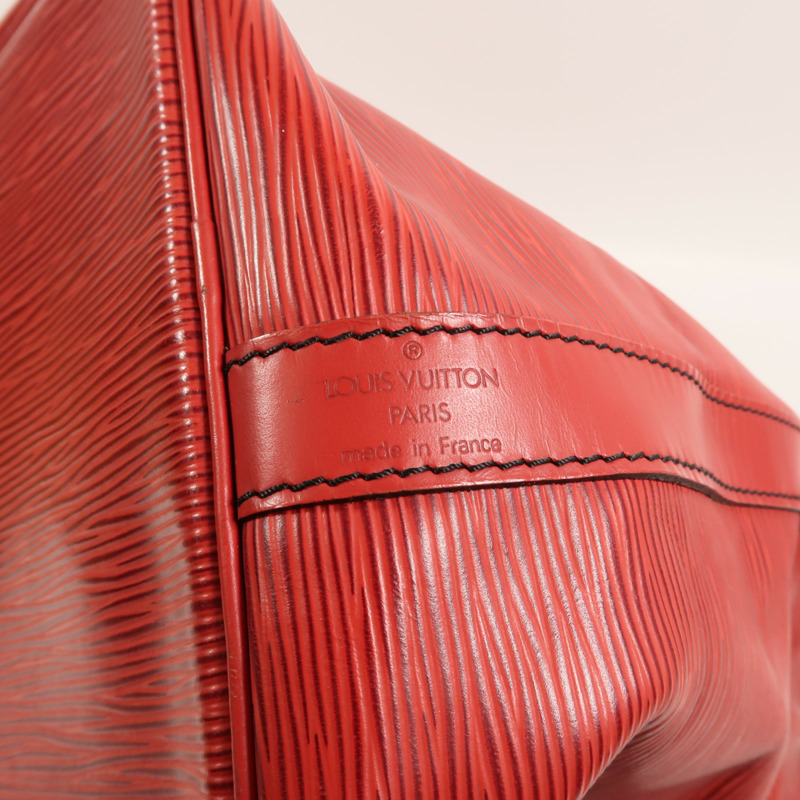 LOUIS VUITTON Epi Petit Noe肩背袋紅色-5