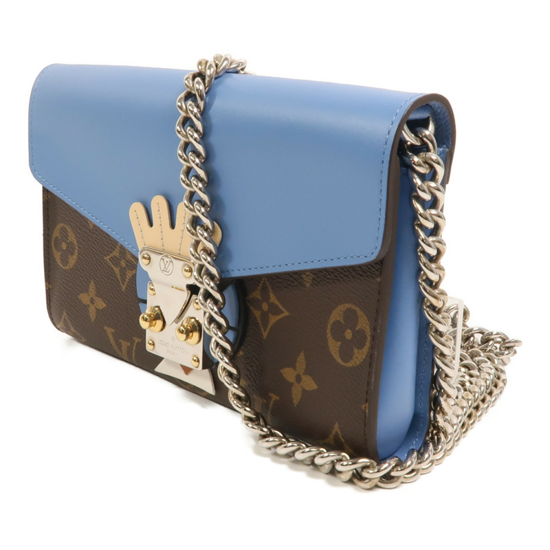 LOUIS VUITTON Monogram Tribal Mask Chain Wallet鏈帶肩背袋-2