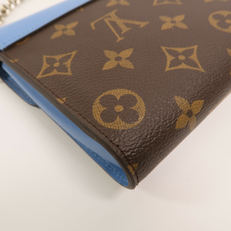LOUIS VUITTON Monogram Tribal Mask Chain Wallet鏈帶肩背袋-14